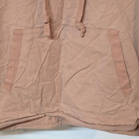 Natural Reflections Women XL Henley Hoodie Button Neck Pullover Terracotta Crisp - Picture 5 of 10